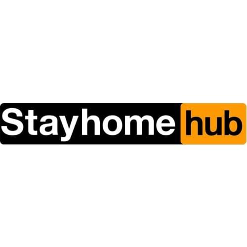 Creative PVC Car Sticker for Stayhomehub Logo Colorful Auto Porn Sites Decals Waterproof JDM RV Van Motorcycle Vinyl Car Wrap