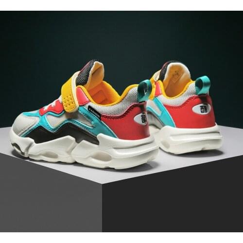 2021 Autumn Kids Childrens Sneakers Fashion Casual Sports Shoes For Boys Girls Breathable Mesh Running Sneakers Girls Kids Shoes