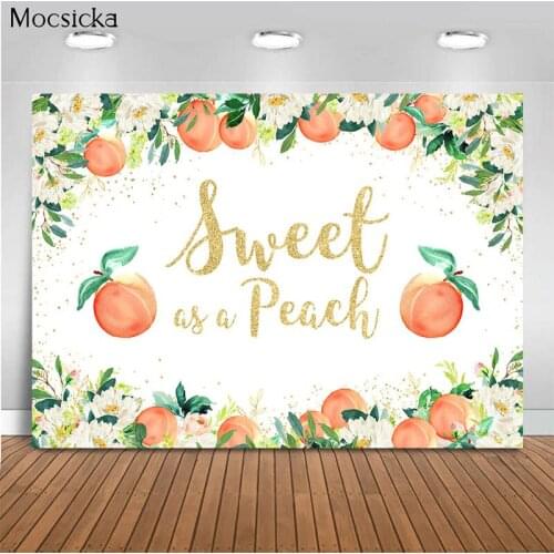 Mocsicka First Birthday Background Fruit Party Decoration Style Baby Shower Photo Background Photography Banner
