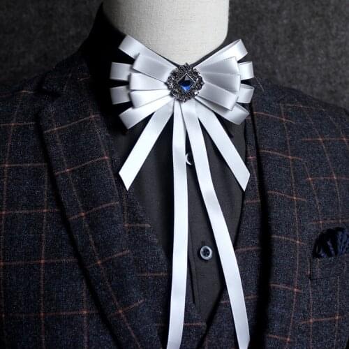 Men and Women Fashion Trend Hand-made Business Dress Tie Bow Tie Fashion Wedding Trend Best Man Groom Wedding Tie
