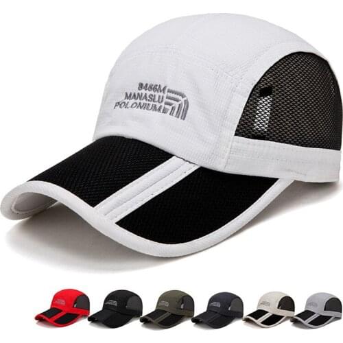 New Mesh Folding Baseball Cap For Men And Women Spring And Summer Outdoor Sun Shading And Sun Protection Cap Custom