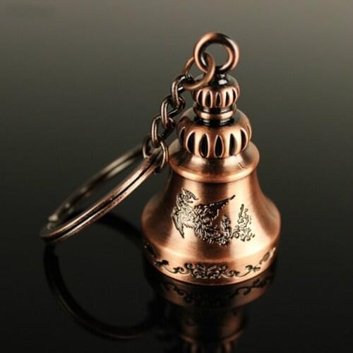 New party gift jewelry fashion new wind chime keychain mens keychain car ladies car metal keychain new keychain accessories