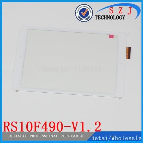 New 9.7" inch tablet pc White Capacitive Glass Panel Touch Screen Digitizer Replacement RS10F490-V1.2 Free shipping