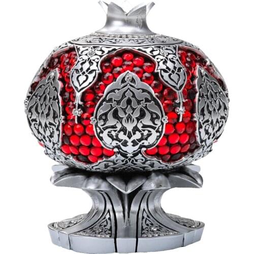 GREAT GIFT FOR YOUR DECOR OFFICE HOUSES Pomegranate Abundance Prayer Patterned Ayet-el Kursi Yellow Trinket WITH AWESOME COLORSF