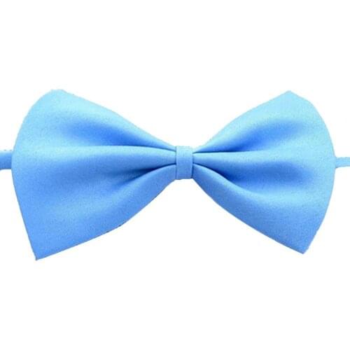 Pet Dog Cat Necklace Cute Solid Color Adjustable Strap Cat Collar Accessories Pet Dog Bow Tie Puppy Bow Ties Dog Pet Supplies