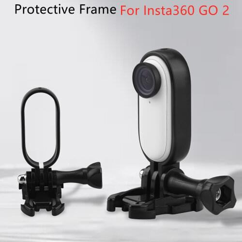 Plastic Protective Frame Mount For Insta360 GO 2 Adjustable Angle Bracket Stabilizer For Insta360 Go2 Camera Expansion Accessory