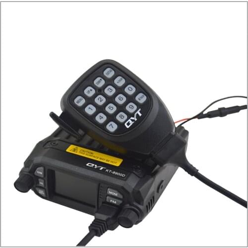 QYT KT-8900D Dual Band TX & RX 136-174MHz & 400-480MHz, Quad-standby 25W 200 Channels Colorful Screen mini mobile FM Radio