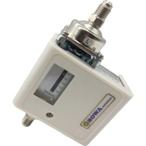 0.3 ~ 2bar adjustable micro differential Pressure switches are installed between small diameter or small flow rate pipelines