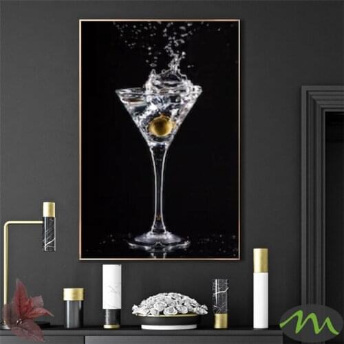RELIABLI ART Modern Fresh Coctail pictures Canvas Paintings Wall Art Posters And Prints For Living Room Decoration No Frame