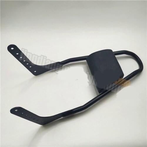 Backrest Passenger Sissy Bar for Harley Davidson Softail Low Rider Fat Boy Street Bob Breakout 18-20 (Type C Black)