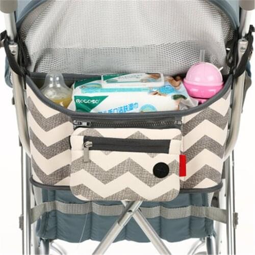 Baby Stroller Bag Nappy Diaper Bag Carriage Hanging Basket Storage Organizer Stroller Accessories Baby Diaper Bags