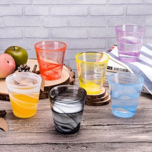 Heat Resistant Lead-Free Crystal Cups Colorful Glass Whiskey Glass Beer Glass Wine Cup Bar Hotel Party Wedding Drinking Ware