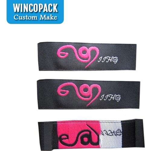 Custom Brand Logo Damask Woven Clothing Labels WL035