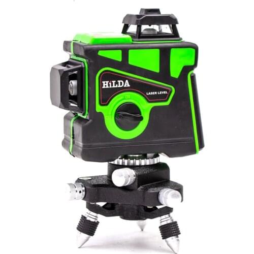 Infrared Level 12 Lines 3D Self-Leveling 360 Horizontal And Vertical Super Powerful Green Beam Line For Construction Site