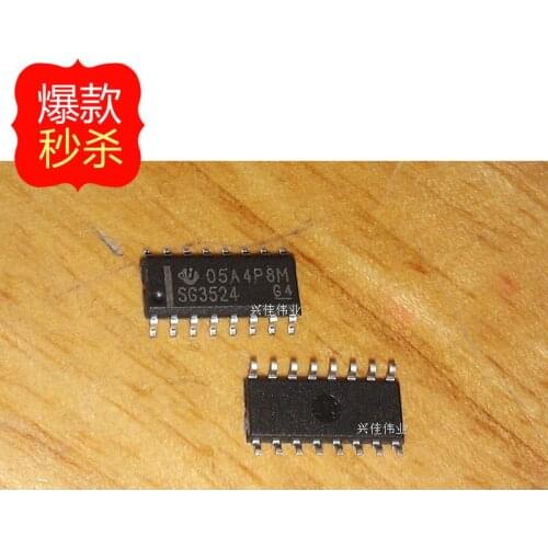 10PCS New SG3524 SG3524DR SOP-16 Dual Adjustable PWM Controllers
