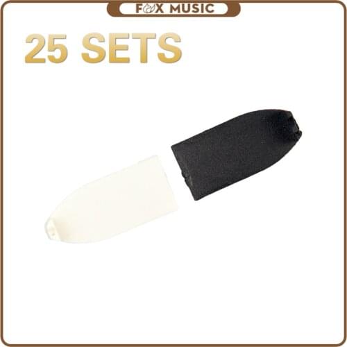 25 Sets Violin Bow Tips Plastic Bow Tips For Violin Bow Luthier Plastic Violin Parts Accessories Fine Workmanship