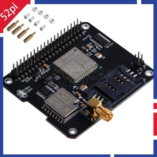 52Pi IoT Node(A) One of DockerPi Series Module Contain GSM , GPS , Lora for Raspberry Pi 4 B for Raspberry Pi All Models