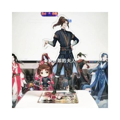 Anime Tian Guan Ci Fu Xie Lian Hua Cheng Double-Sided Acrylic BL Stand Model Transparent Figure Desk Decor Toys Student Cosplay