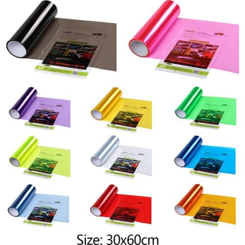 30x100cm Car Tint Fashion Headlight Taillight Fog Light Vinyl Smoke Film Sheet Sticker Cover Car Styling for All Cars