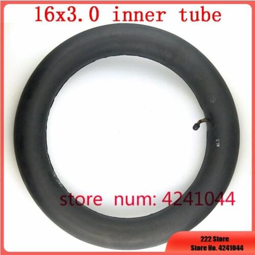 Free shipping 1pcs 16X3.0 Inner Tube Electric Scooter & E Bikes, Electric tricycle 16x3.00 Tube Bent Valve Stem