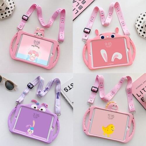 Ipad case is suitable for 2020 new iPad 8 flat case 10.2 "pro 9.7air1 23 children 10.5 silicone case mini12345 cartoon air4 10.9
