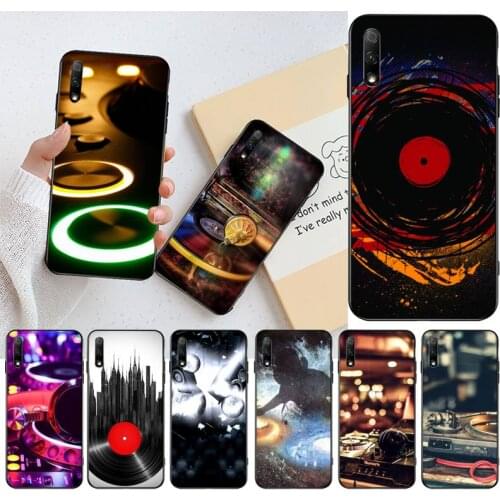 CUTEWANAN ddj dj music Fashion Black TPU Soft Rubber Phone Cover for Huawei Honor 30 20 10 9 8 8x 8c v30 Lite view pro