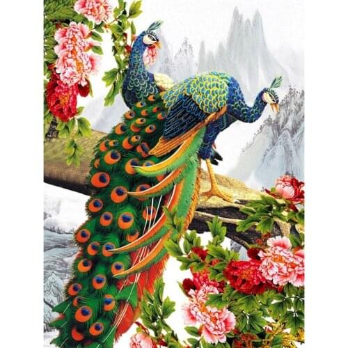 GATYZTORY DIY Diamond Embroidery Animals Diamond Painting 5D Natural New Arrival Room Decoration