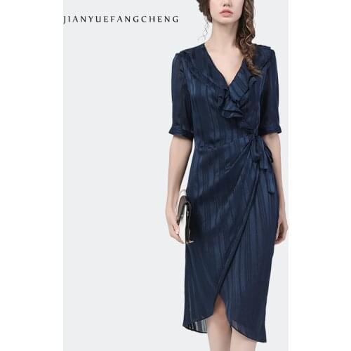 Офисные летние платья Jianyuefangcheng China At AliExpress