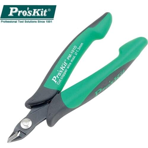 Proskit Thin Blade Diagonal Cutting Pliers Precision Electronic Cut Wire Cable Cutters Oblique Mouth Pliers Hand Repair Tools