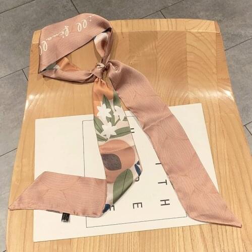 Fashion Horsetail Long Ribbon Korean Style Lady Bundle Hair Braiding Hair Band Elegance Satin Printing Women Tie Hairbands