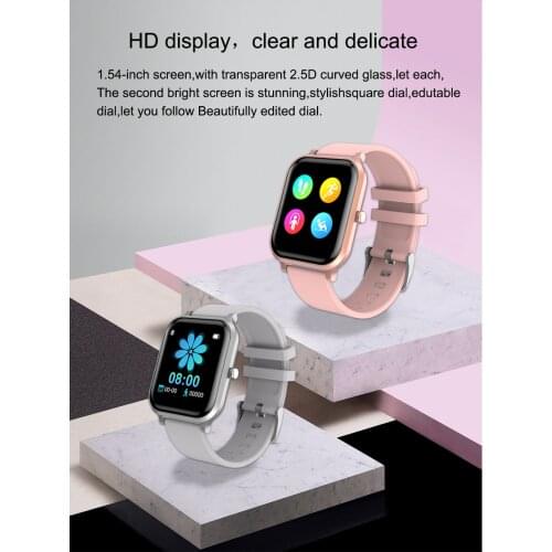 2020 Newst P10 Smart Watch 1.54 Inch Full Touch Scree For Men Women IP67 Smartwatch For IOS Android