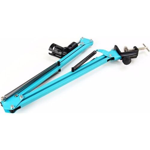 NB-35 Microphone Scissor Arm Stand and Table Mounting Clamp&NW Filter Windscreen Shield & Metal Mount Kit