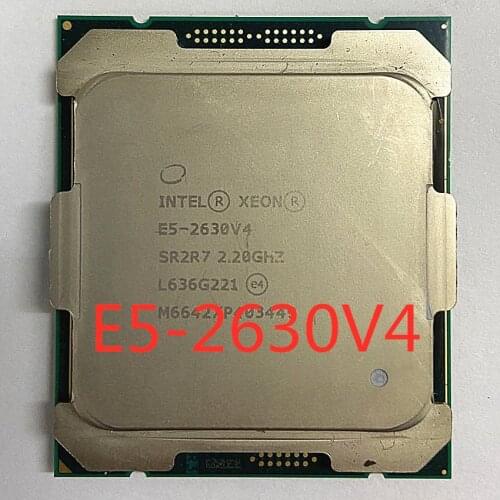 Intel Xeon E5-2630V4 Original E5 2630V4 2.20 GHZ 10-Core 25MB SmartCache E5 2630 V4 FCLGA2011-V3 85W E5-2630 V4 envío gratis