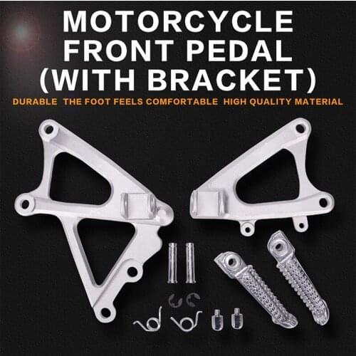 Front Foot Rests Pedal Bracket Assembly Kit For Yamaha YZF R1 2009 2010 2011 YZF-R1 YZF1000 Motorcycle