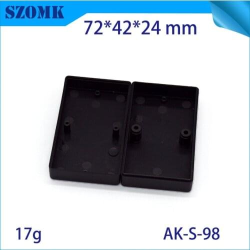 10 pcs, 62*42*24mm customizable szomk plastic enclosure for pcb junction box equipment electronic enclosure plastic box