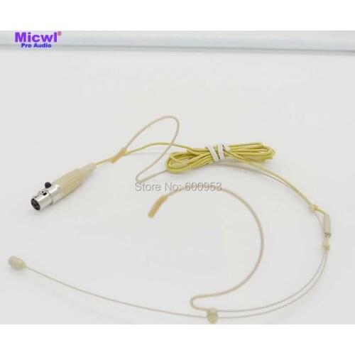 MICWL N4-SHURE Omnidirectional Headset Microphone TA4F mini Mic For Shure UT PGX SLX ULX UGX Wireless Hewd worn Mic System