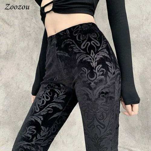 ZooZou Women's Velvet Trousers