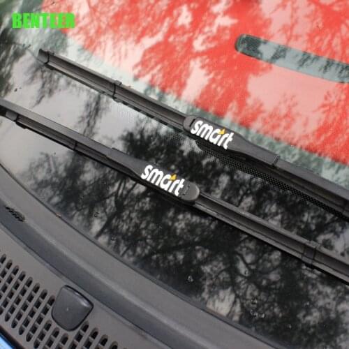 2pcs Car Windshield Wiper Sticker For Mercedes Benz Smart Fortwo Forfour Forjeremy