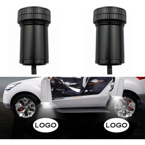 2pcs Universal Car Led Door Car Logo Light Welcome Decor Lamp Laser Car Light Shadow Lamp Projector Light Car Accessories Kits
