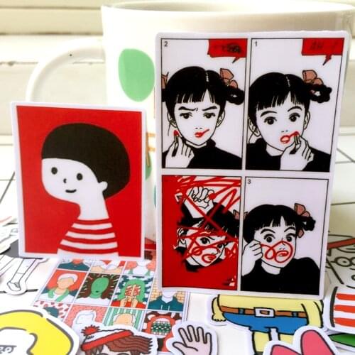 21PCS Funny kids stickers DIY scrapbooking phone week journal album diary happy plan decorative stickers