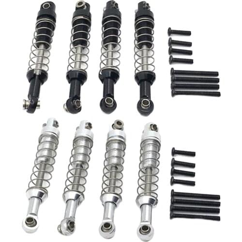 4pcs 62mm Upgrade Shock Absorber Damper for MN 1/12 D90 D91 99S for WPL C14 C24 RC Car Accs Parts