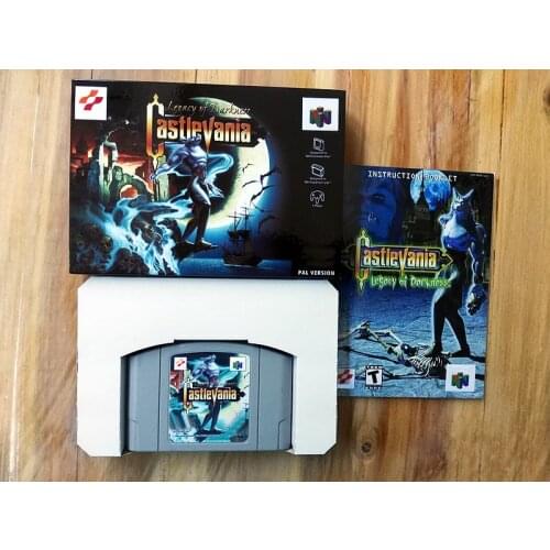 64 Bit Games ** Castlevania Legacy of Darkness ( PAL Version!! box+manual+cartridge!! )