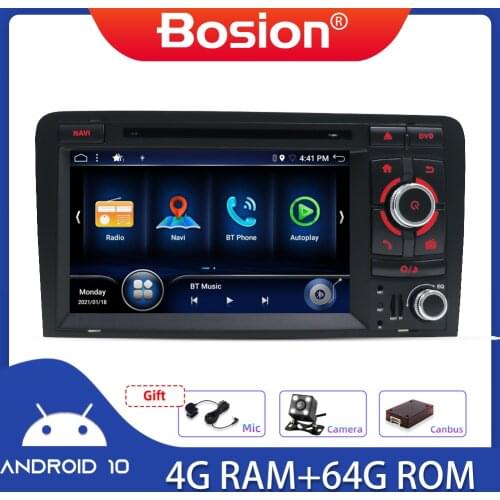 Octa Core 2din Android10 Car Multimedia Video DVD player For Audi A3 8P S3 2003-2012 RS3 car Radio GPS Navigation BT carplay DSP