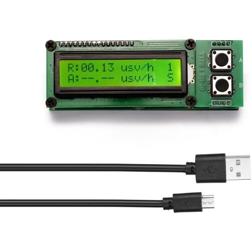 Nuclear Radiation Detector Monitor Radioactive Radiation Tester Geiger Counter Tester Stone Gem Radiation Tester Dosimeter