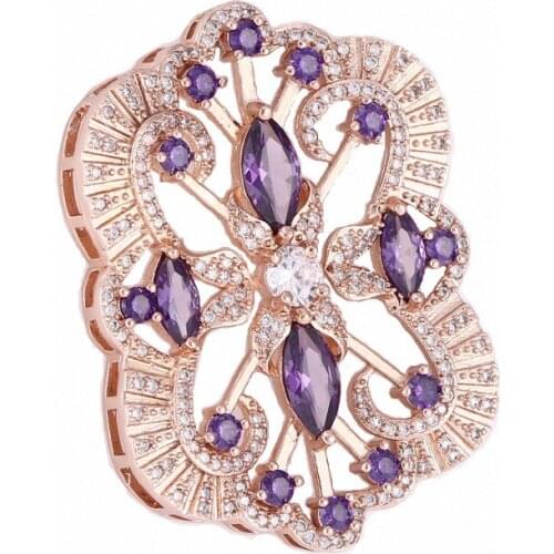 47*34mm Copper Zircon Crystal Big Embellishments jewelry Findings Components For Sweater Chain Jewelry Making Supplies