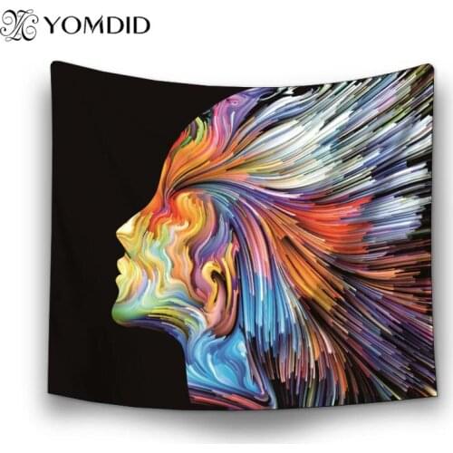 Abstract style tapestry India mandala wall hanging Tapestries colorful printing beach towel blanket table cloth picnic Tapestry