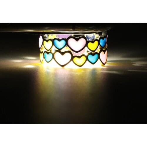 Colorful Adjustable Love Peach Heart Luminous Ring for Women Men Best Friends Gifts Vintage Wedding Engagement Fashion Jewelry