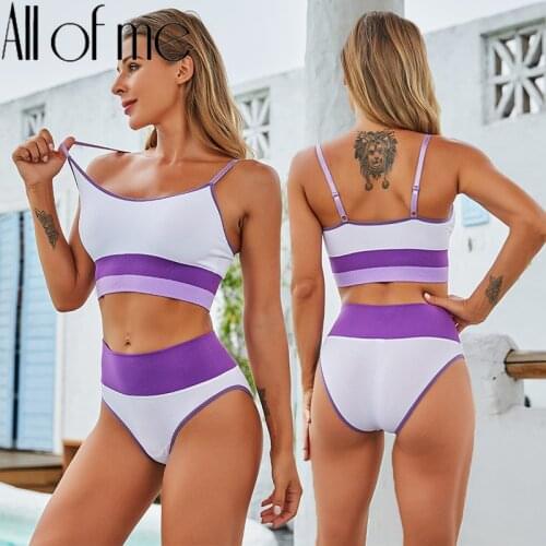 High Waist Bras Set Women Lingerie Ribbed Crop Tops Sexy Bra Suit Female Patchwork Finetoo Panties Push Up Seamless Brassiere