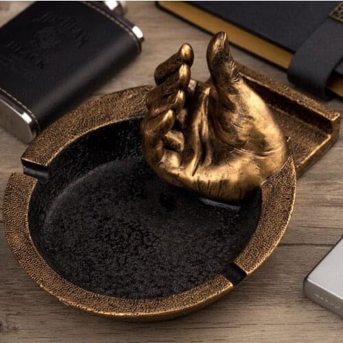 Creative Ashtray Retro Decoration Office Home European-style Lazy Tablet Phone Holder