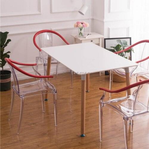Creative Fashion Modern Transparent Grand Master Chair Coffee Negotiation Chair Leisure Backrest Dining Chair